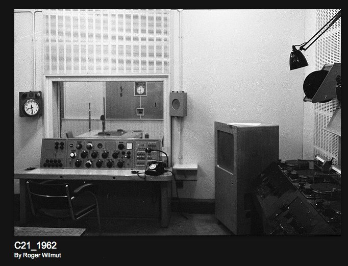Photos of the BBC provided with permission from BBC engineer Roger Wilmut to the Museum of Magntic Sound Recording